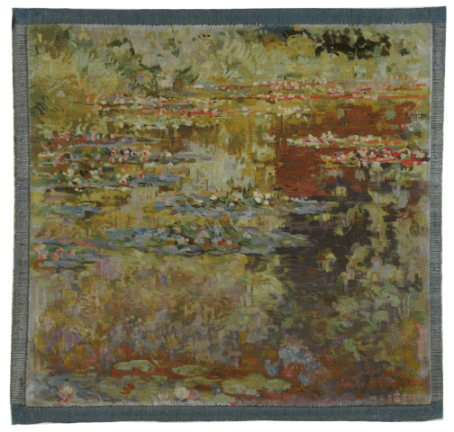 도립미술관- (꽃과낭만) 수련, 클로드 모네, 1913, 타피스트리, 108x89cm